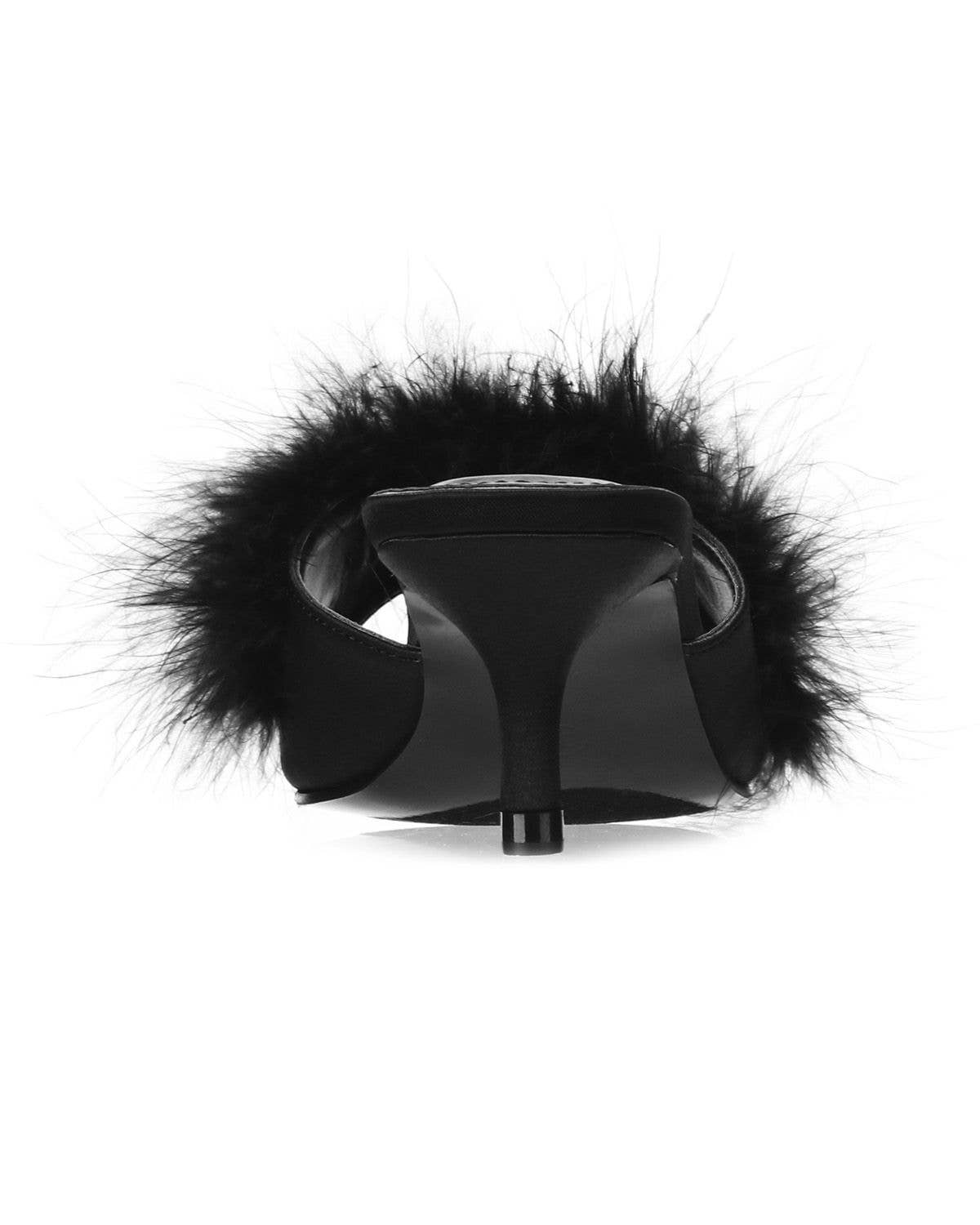 Infinity Classics International Inc. - Wholesale High Heels - Women's - Women's Mona Marabou Hard Sole Slender Heel Slipper1