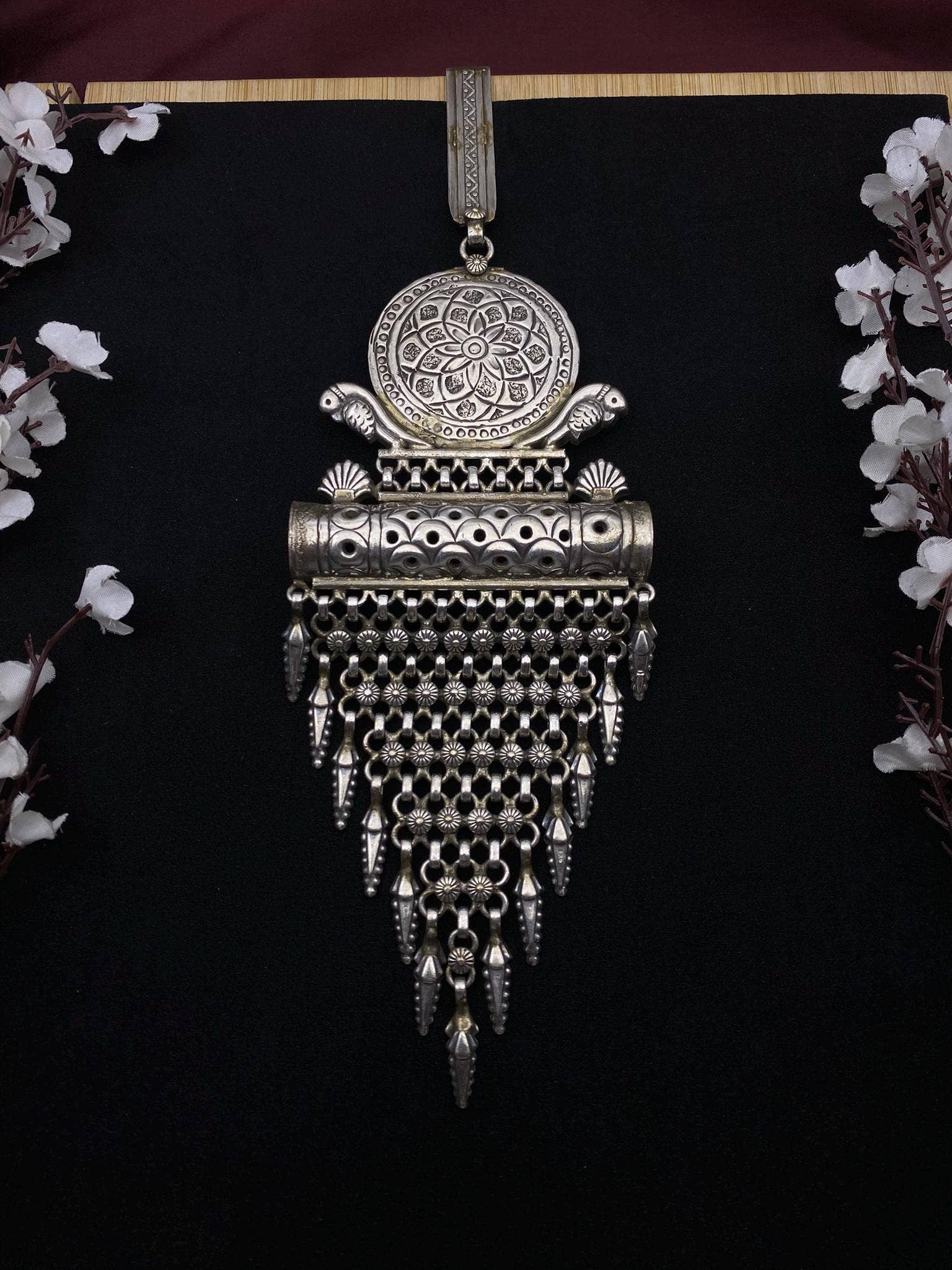 Quirky Fashions – wholesale Keychain – Women's – Silver Mandala Challa Key Chain | Ethnic Waist Jewelry1