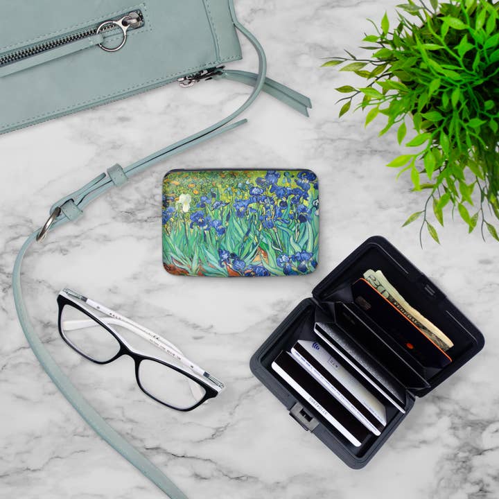 Monarque - Wholesale Wallet - Women's - Van Gogh - Irises Armored Wallet1