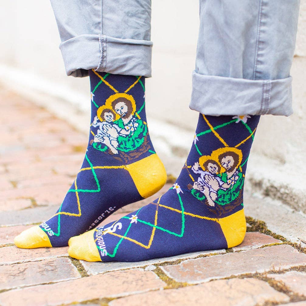 Sock Religious - Wholesale Socks - Unisex - St. Joseph Adult Socks5