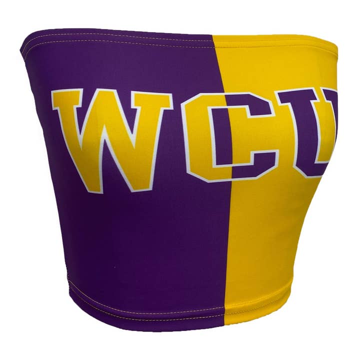 West Chester University Two Tone Tube Top for wholesale by Lojo Collegiate Apparel
