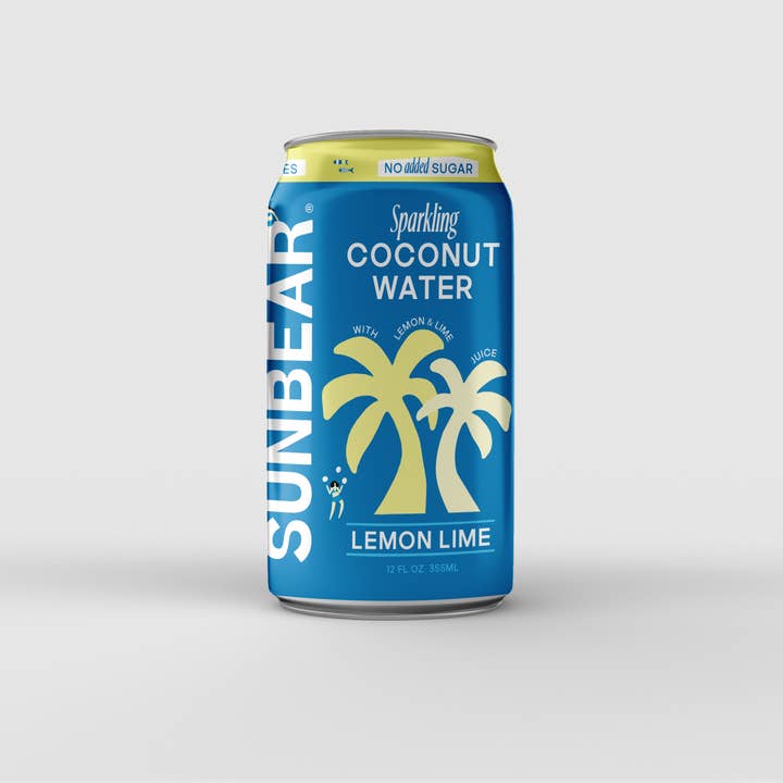 Sparkling Coconut Water (Lemon Lime) 12 Pack for wholesale by Sunbear