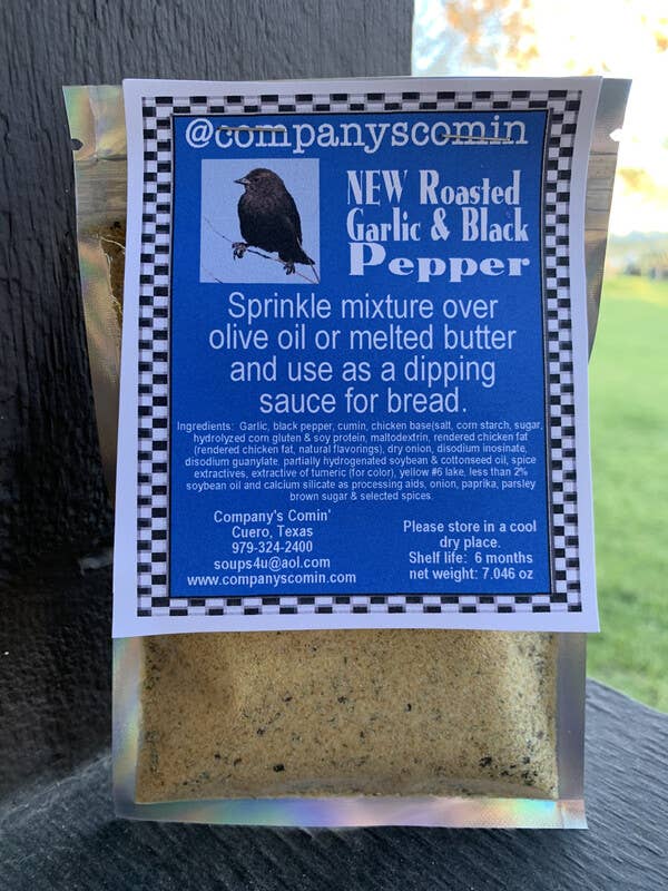 Roasted Garlic & Black Pepper Mix for wholesale by Company's Comin'