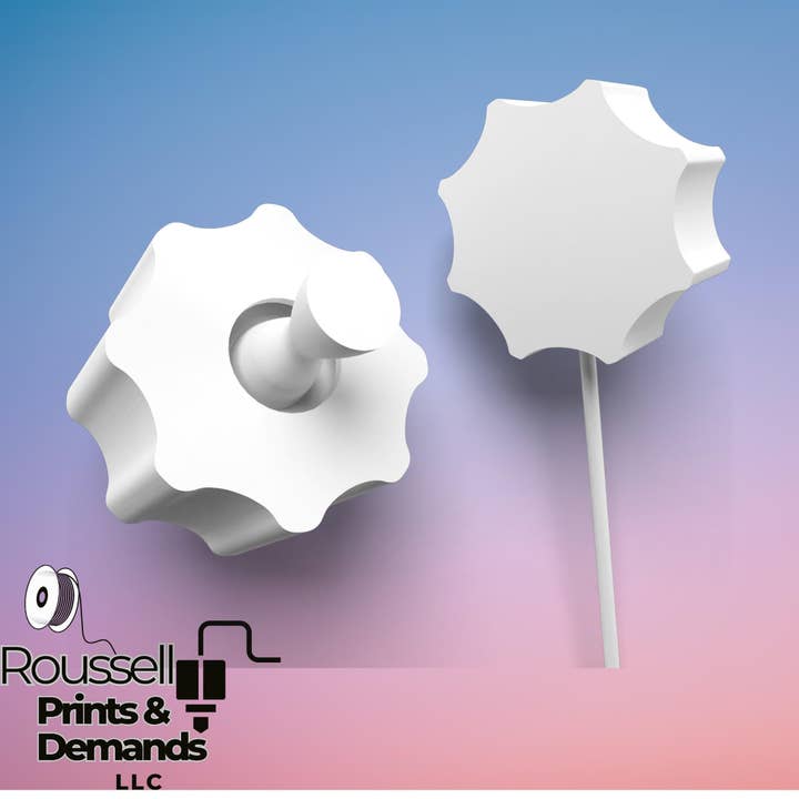 Spider web theme Cake pop mold 3d printed for wholesale by Roussell Prints and Demand LLC