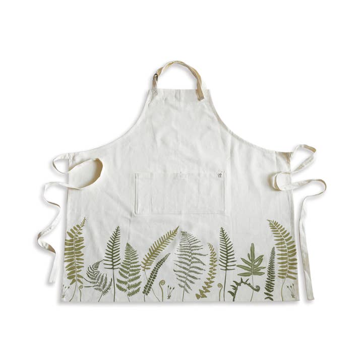 June & December - Wholesale Apron - Fronds and Fern Organic Apron for Kitchen and Garden