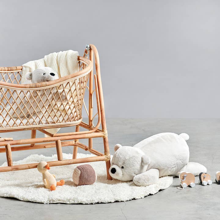 Peluche Big Polar Bear White XL 30" 75 cm per la vendita all'ingrosso da parte di Lilla och stora björn