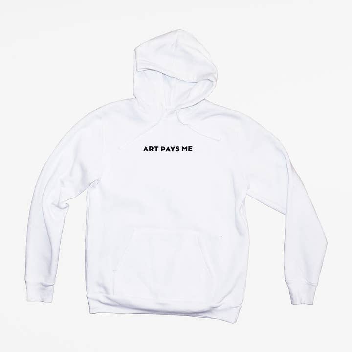 Logo Hoodie, White for wholesale by Art Pays Me