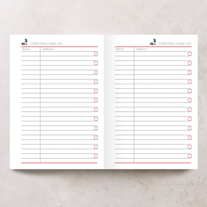 The Personalised Stationery Company Ltd - Wholesale Planner - Christmas Planner3
