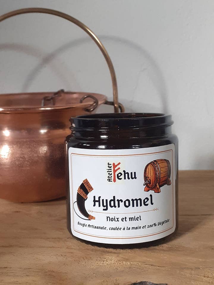 Vela Hidromiel - Medieval - Nueces y Miel para venta al por mayor de Atelier Fehu