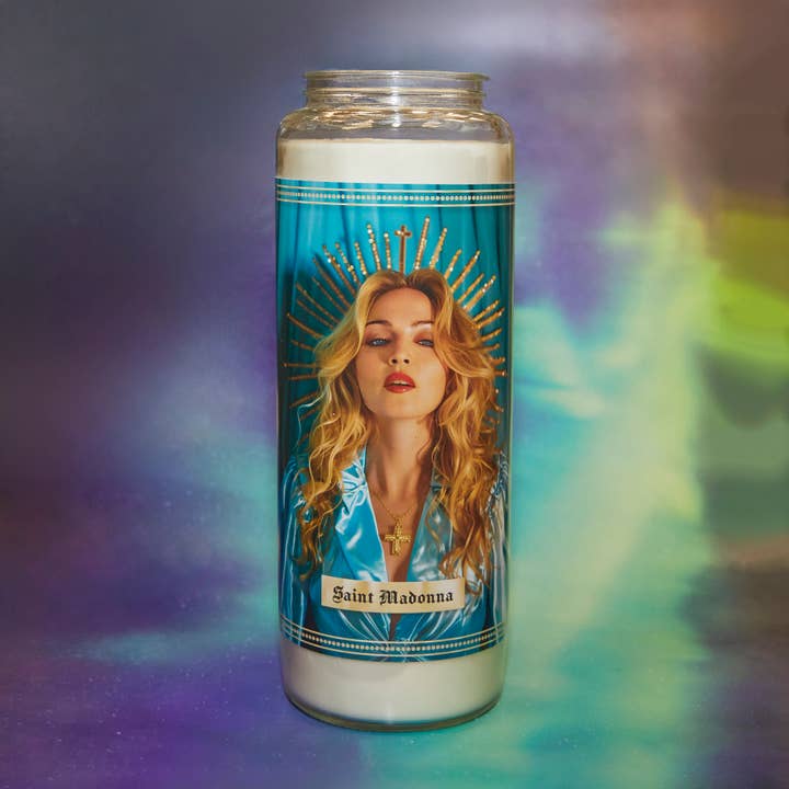 Madonna candle for wholesale by Icon Maniacs