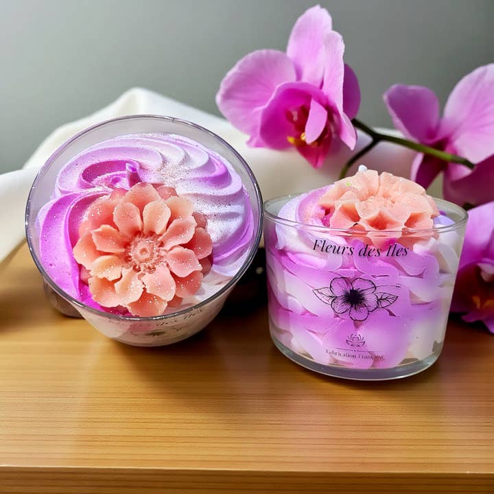 Island Flower Gourmet Candle for wholesale by Scently Home
