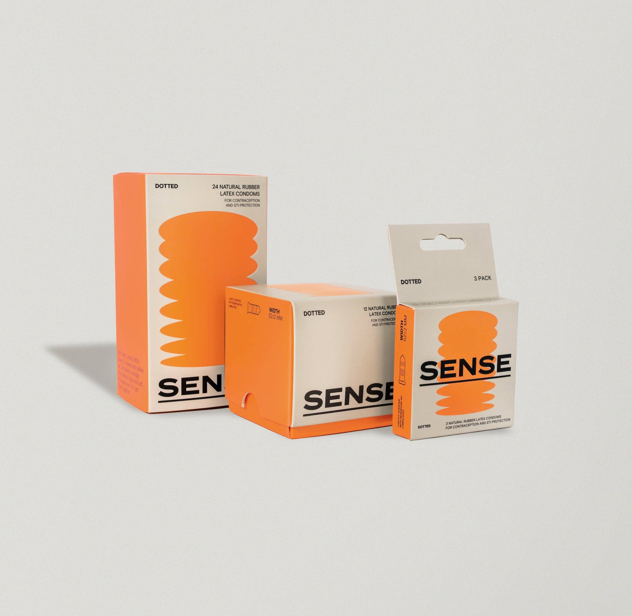 SENSE - Wholesale Contraceptive/Condom - Dotted Latex Condoms3