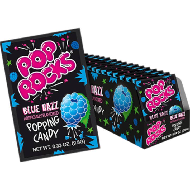 Pop Rocks Blue Razz pour la vente par Cow Crack Wholesale