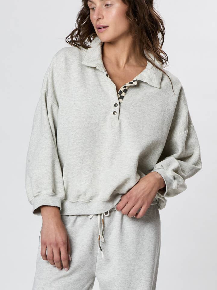 Hughes Polo Sweatshirt for wholesale by Ragabond Studio