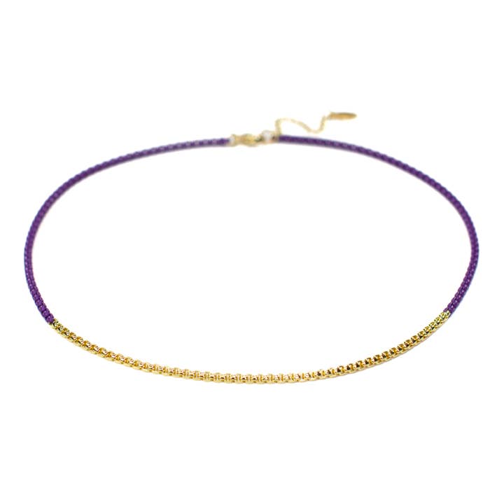 Savvy Bling – Conjunto de joias por atacado – Pulseiras & Colares Dia Roxo14