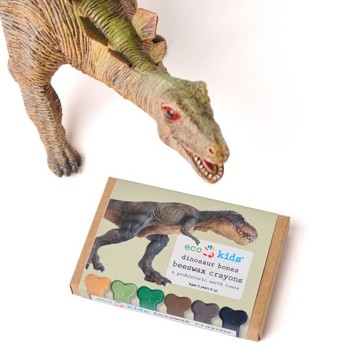 elseware unplug / eco-kids - Wholesale Crayons - Kids & Baby - Beeswax Crayons - Dinosaur Bone - 6 Eco-Friendly Colors4