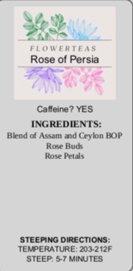 FlowerTeas – Engroshandel Løs te – Løsbladet te i løs vægt 1 lbs Kommerciel brygning Fødevareservice81