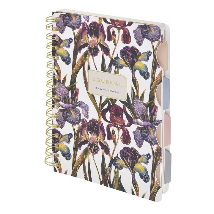BV by Bruno Visconti - Wholesale Journal/Diary - Art Journal - Irises1