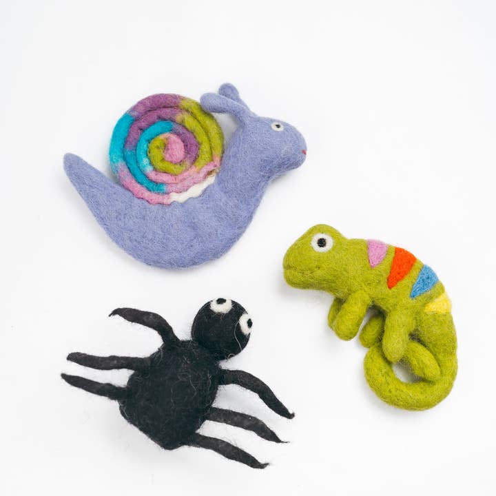 Silk Road Bazaar – wholesale Finger puppet – Child & baby – Snail Finger Puppet3