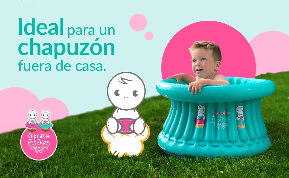 ALOHA KIDS - Wholesale Inflatable Toy - Kids & Baby - BIG Inflatable Bath Turquoise + Pump (1-6 years)4