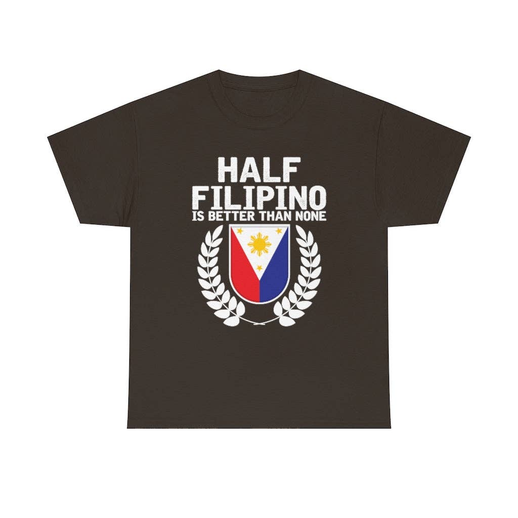 Teegarb LLC - Vendita all'ingrosso Maglietta serigrafata - Donna - Novità: mezzo filippino è meglio di niente, amante del Pinoy Pride, esilarante slang filippino, entusiasta del nazionalismo9