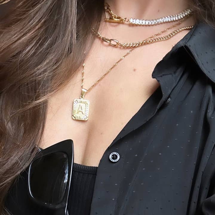 Kismet Showroom - Wholesale Pendant/Charm Necklace - Honey Initial Necklace5