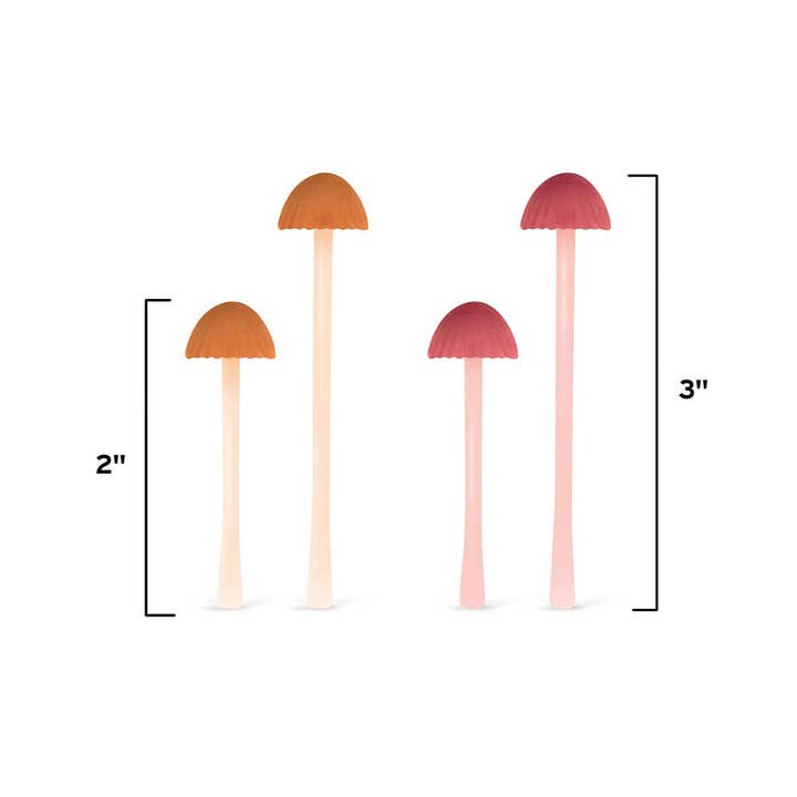 Fred & Friends - Wholesale Bookmark - Magic Sprout - Mushroom Bookmarks - Set of 4