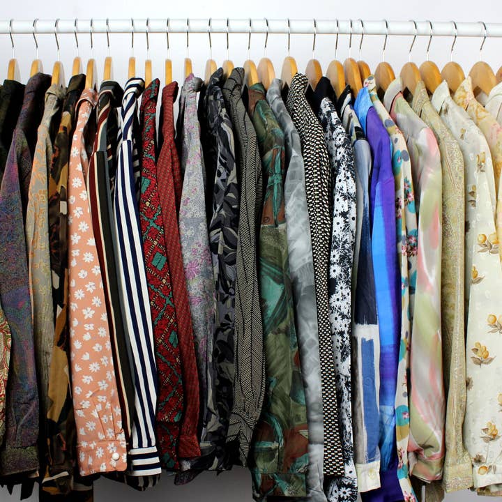 Pre-loved Long-Sleeve Button Up Blouse - Original Length for wholesale by Sun's Out!