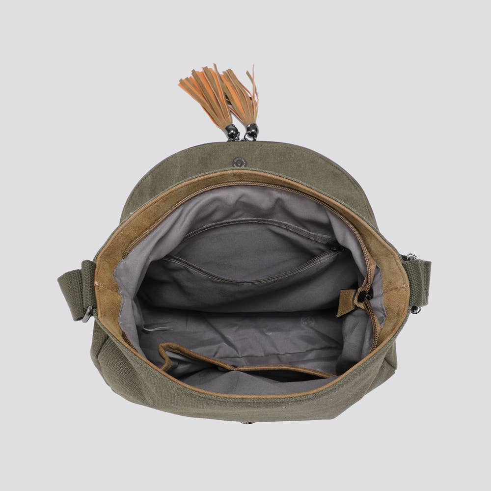 House of Milano - Vente Sac à bandoulière – femme - Sac Bandoulière Étoile en Toile 22549