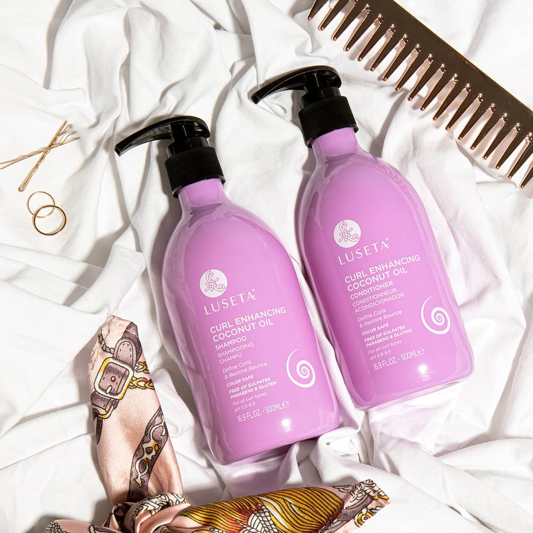 Luseta Beauty - Wholesale Hair Conditioner - Curl Enhancing Coconut Oil Conditioner - 16.9oz2