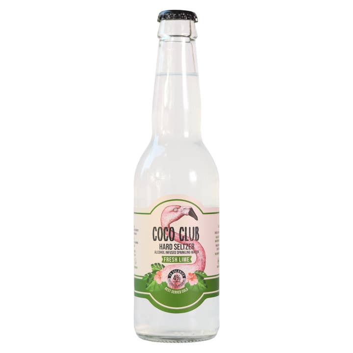 Hard seltzer Coco Club au citron vert pour la vente par Coco Club
