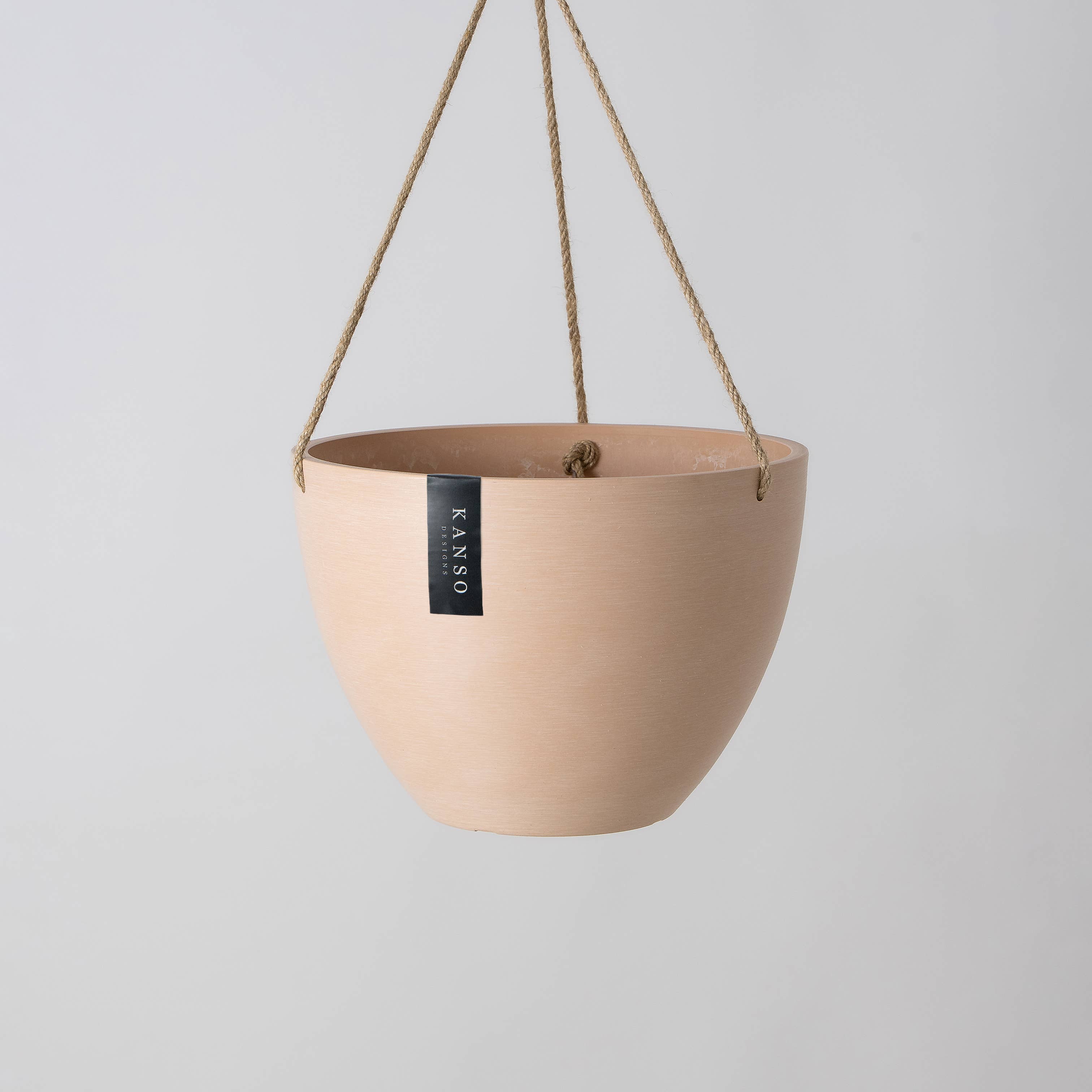 Kanso Designs - Vente Jardinière suspendue - Pot de fleurs suspendu Signature Stone de 8 po | 12 po | 4 coloris12