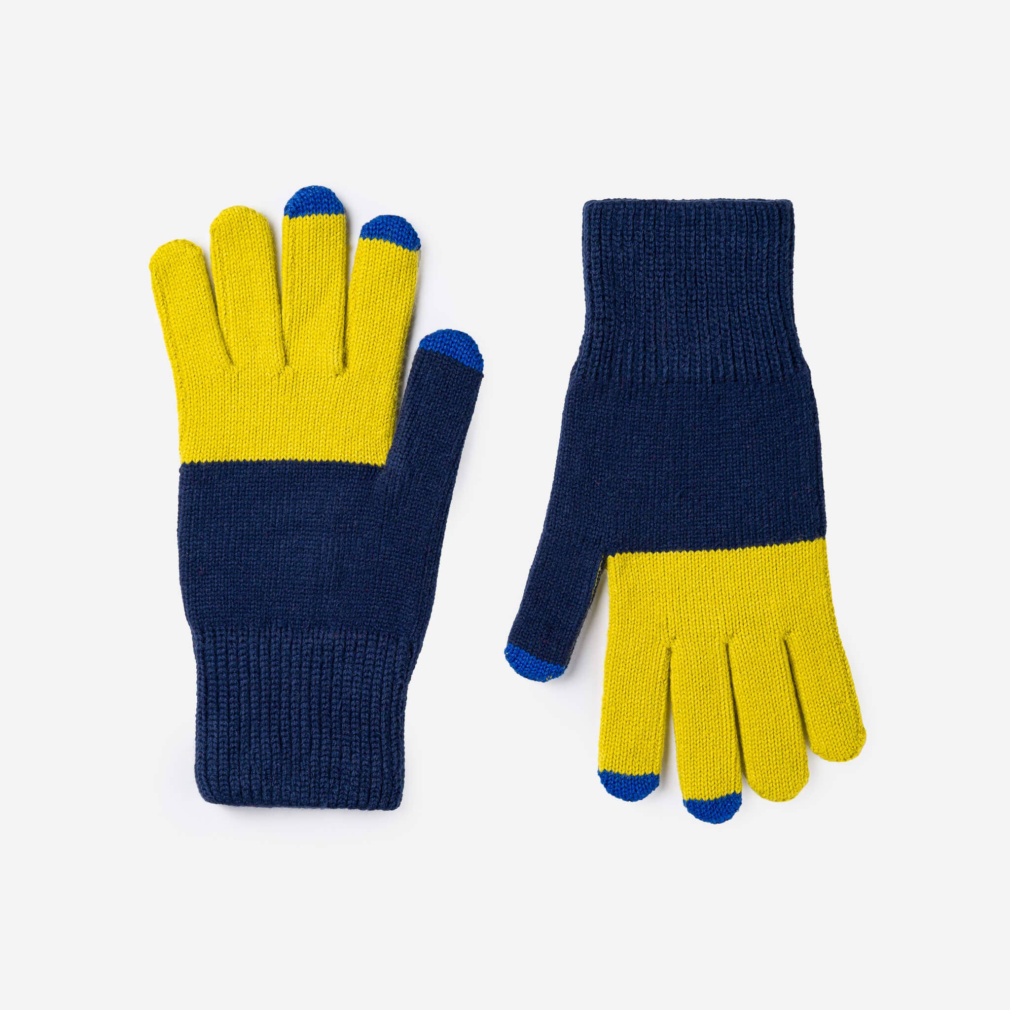 VERLOOP | knits - Wholesale Handschoenen - Dames - Kleurblok Brei Touchscreen Handschoenen34