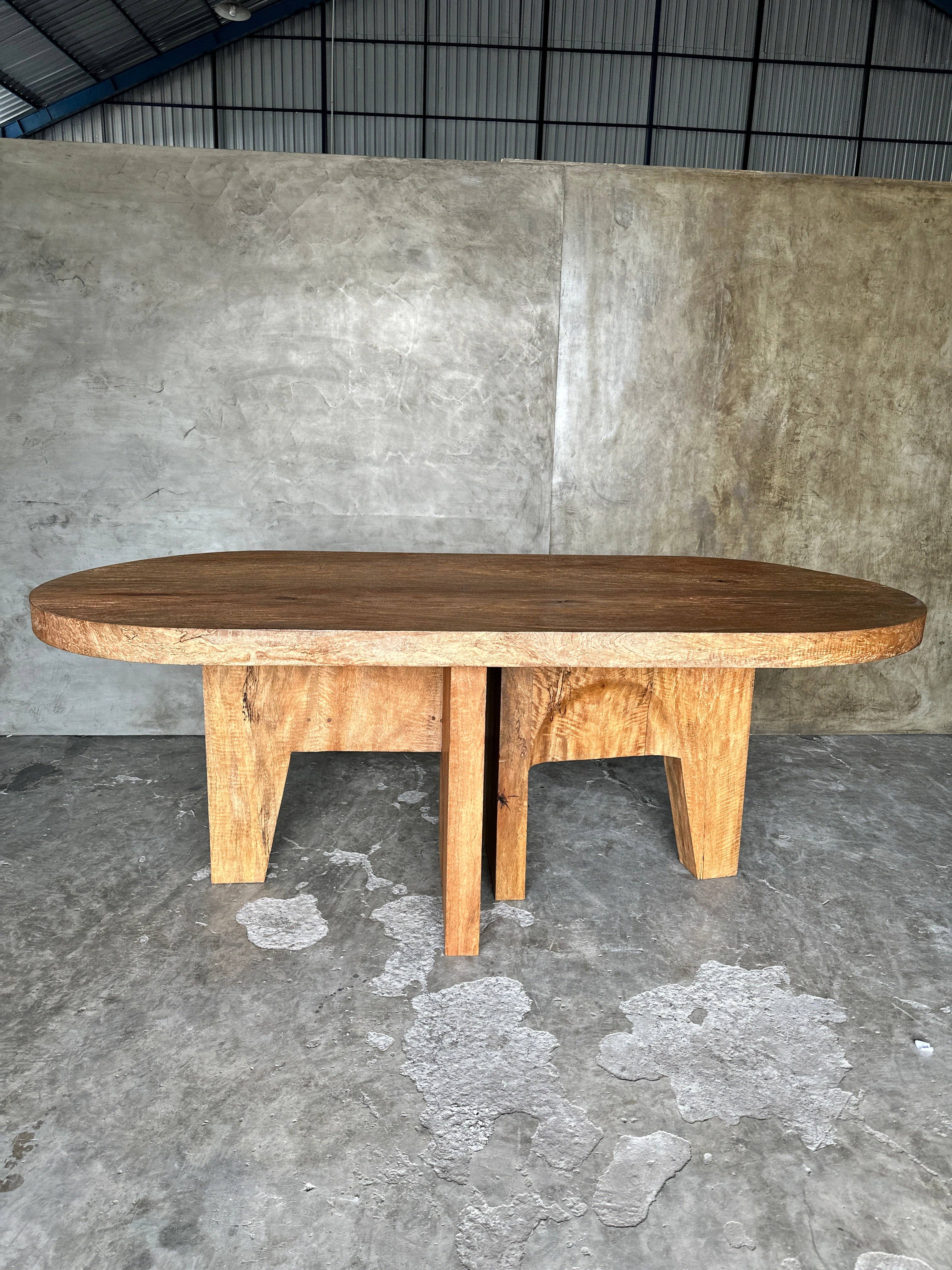 Office Objets - Wholesale Coffee Table - Massive mango wood table 2m10x1m87