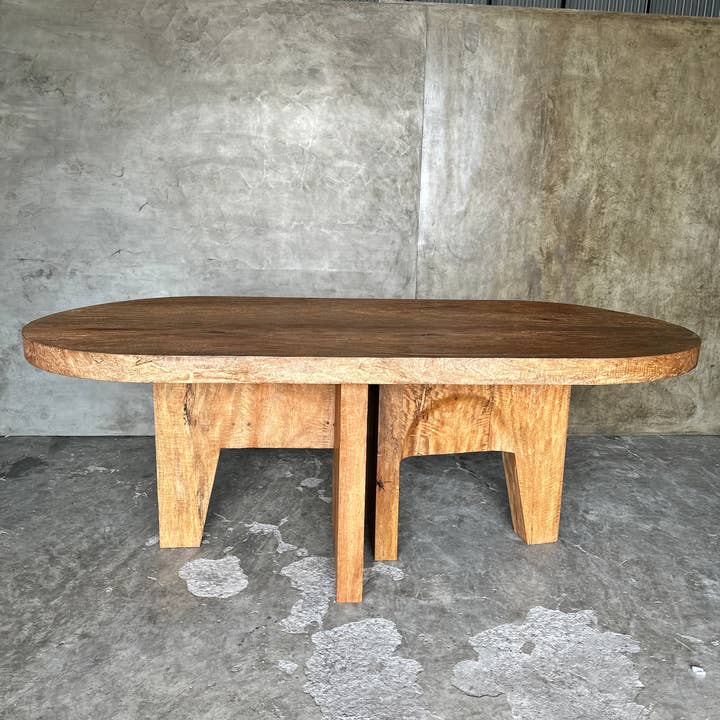 Office Objets - Wholesale Coffee Table - Massive mango wood table 2m10x1m87