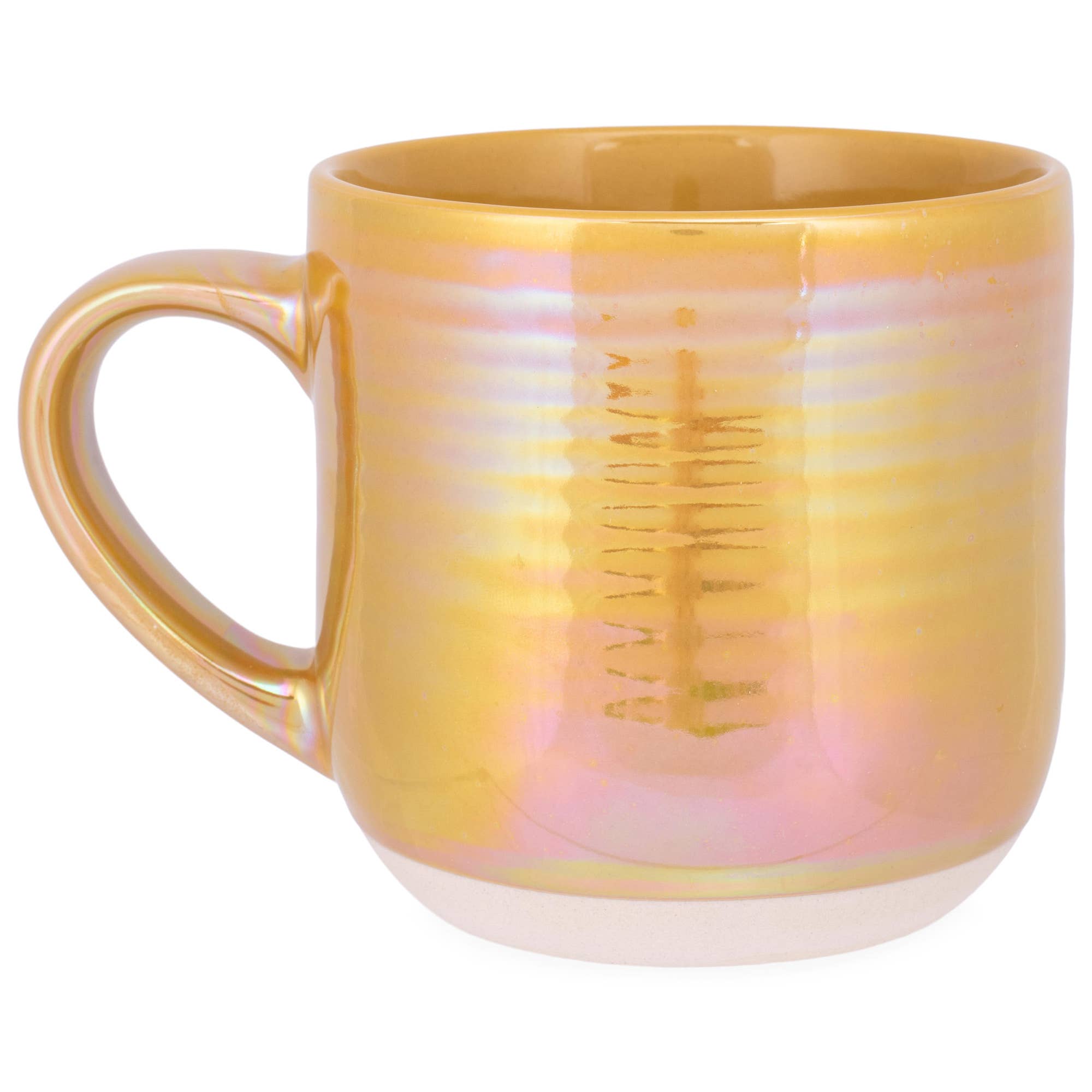 EAST AVENUE - Wholesale Coffee Mug - Mug 4-Pack Gold Glossy Iridescent 17 Oz PRICE IS PER MUG1