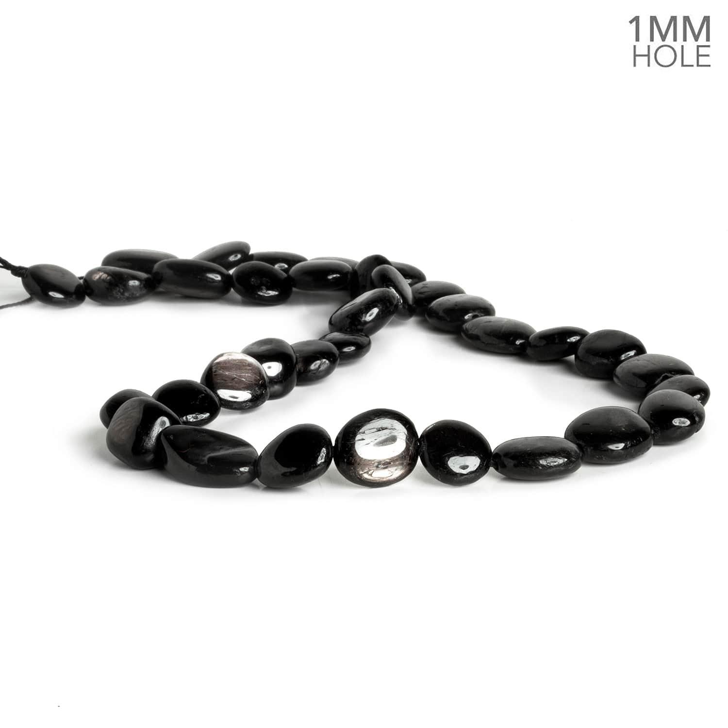 The Bead Traders - Wholesale Beads - 13x12mm Hypersthene Plain Ovals 15 inch 30 beads2