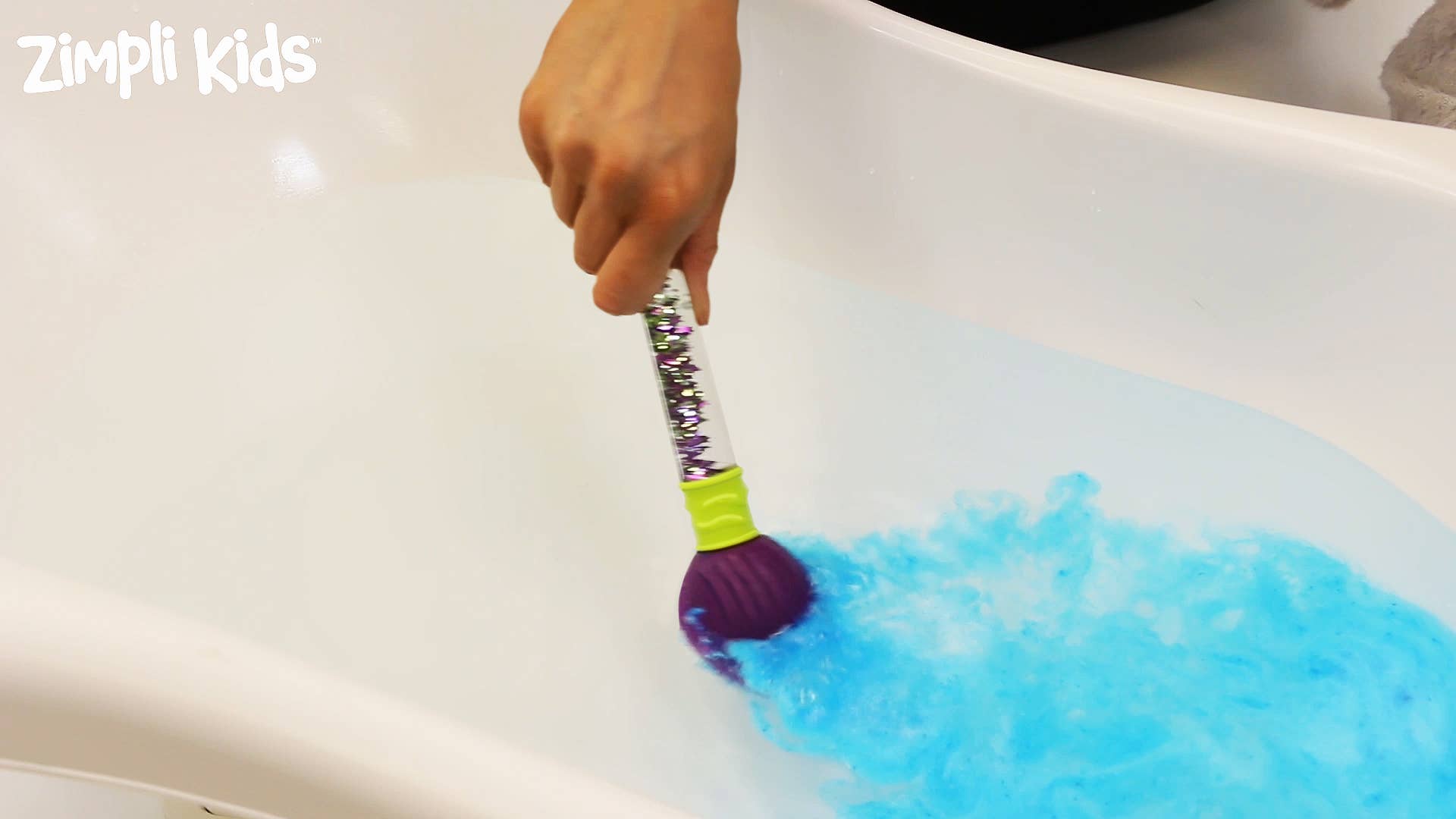 Zimpli Kids - Venta al por mayor Juguete para la bañera - Bebés - Juguete de baño Zimpli Baff Bombz Magic Brush para pintar bombas de baño1