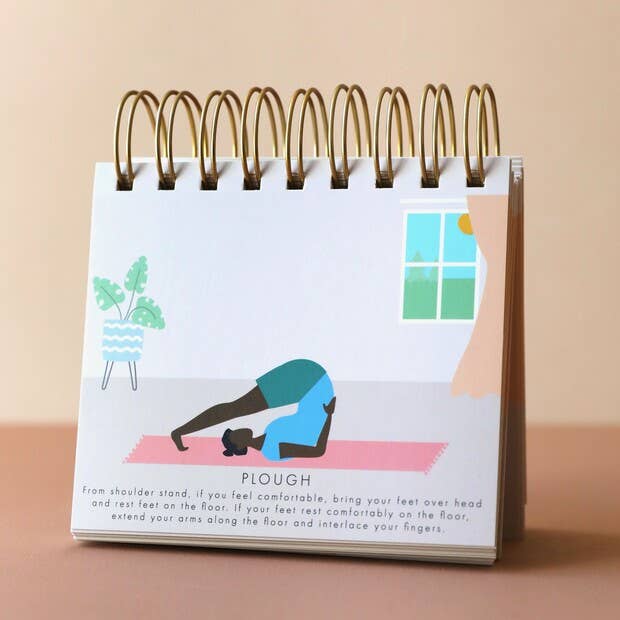 Lisa Angel – wholesale Fitness & exercise book – Daily Yoga Poses Flip Chart2