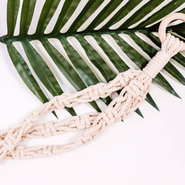 Handmade Macrame Plant Hanger for wholesale by Sapling Fibers