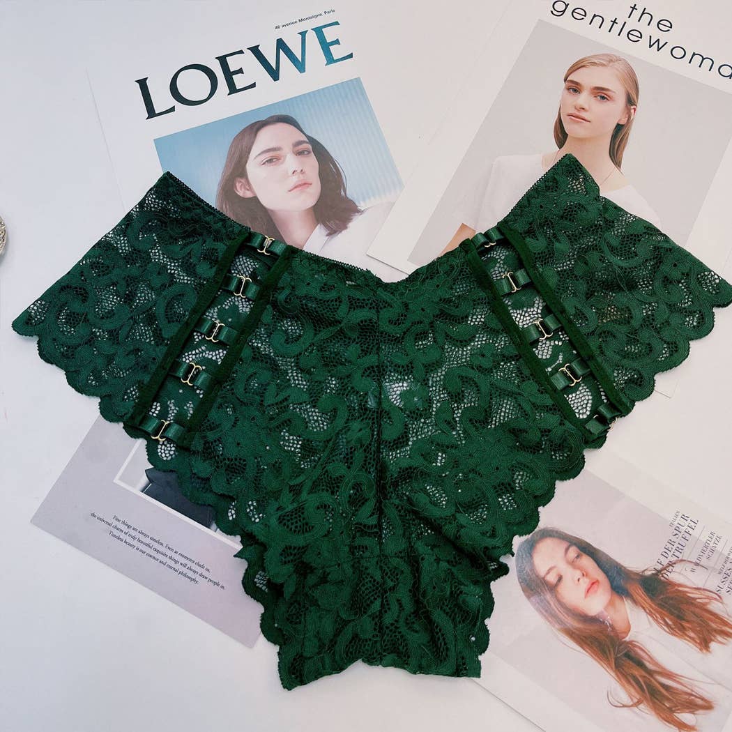 Curvy Fix - Wholesale Shapewear - Women's - Lace Plus Size Smooth Shaping Brief Panty for 120-240 lbs9