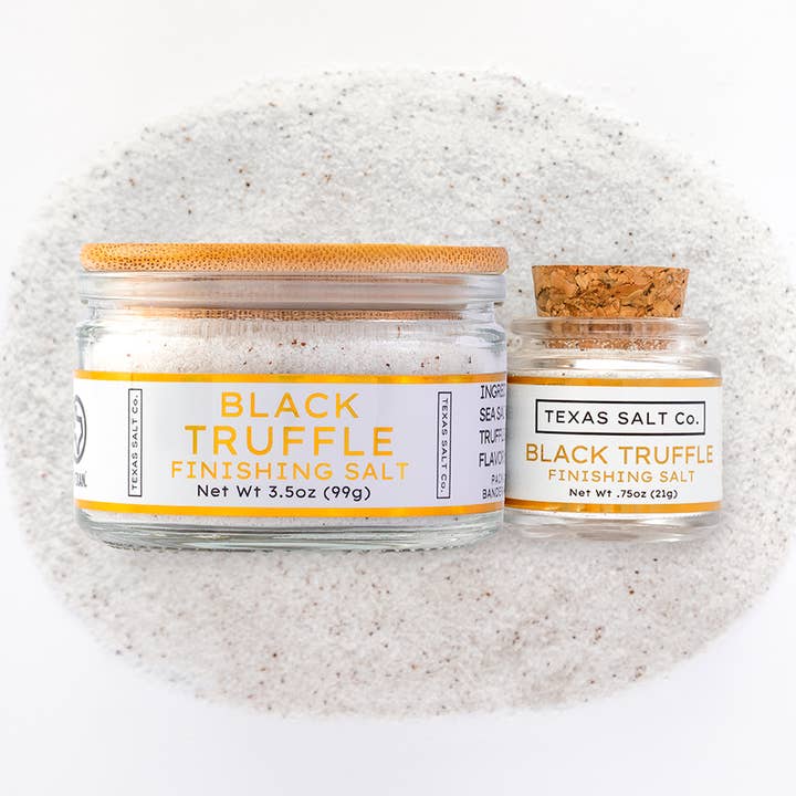 Black Truffle Finishing Salt for wholesale by Texas Salt Co