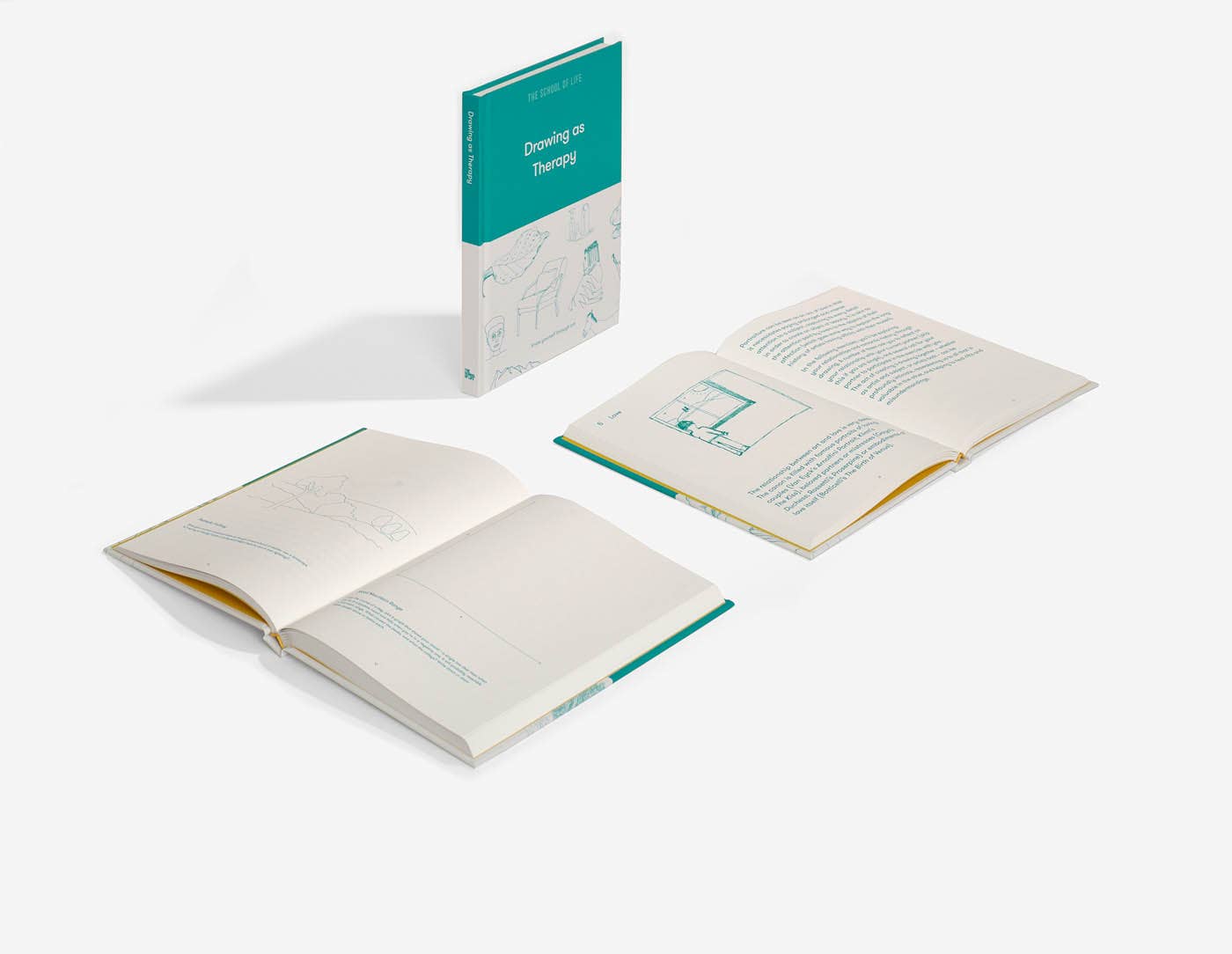 The School of Life - Wholesale Coloring & Activity Book - Adult - Drawing As Therapy Book, Creative Self-Care4