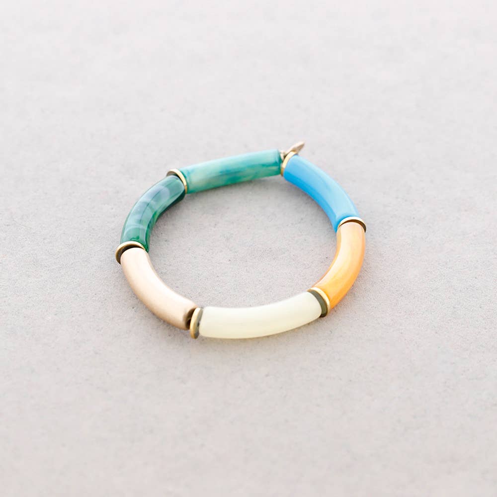 Sonata - Wholesale Snap Jewelry - Resin Bead Bracelet5