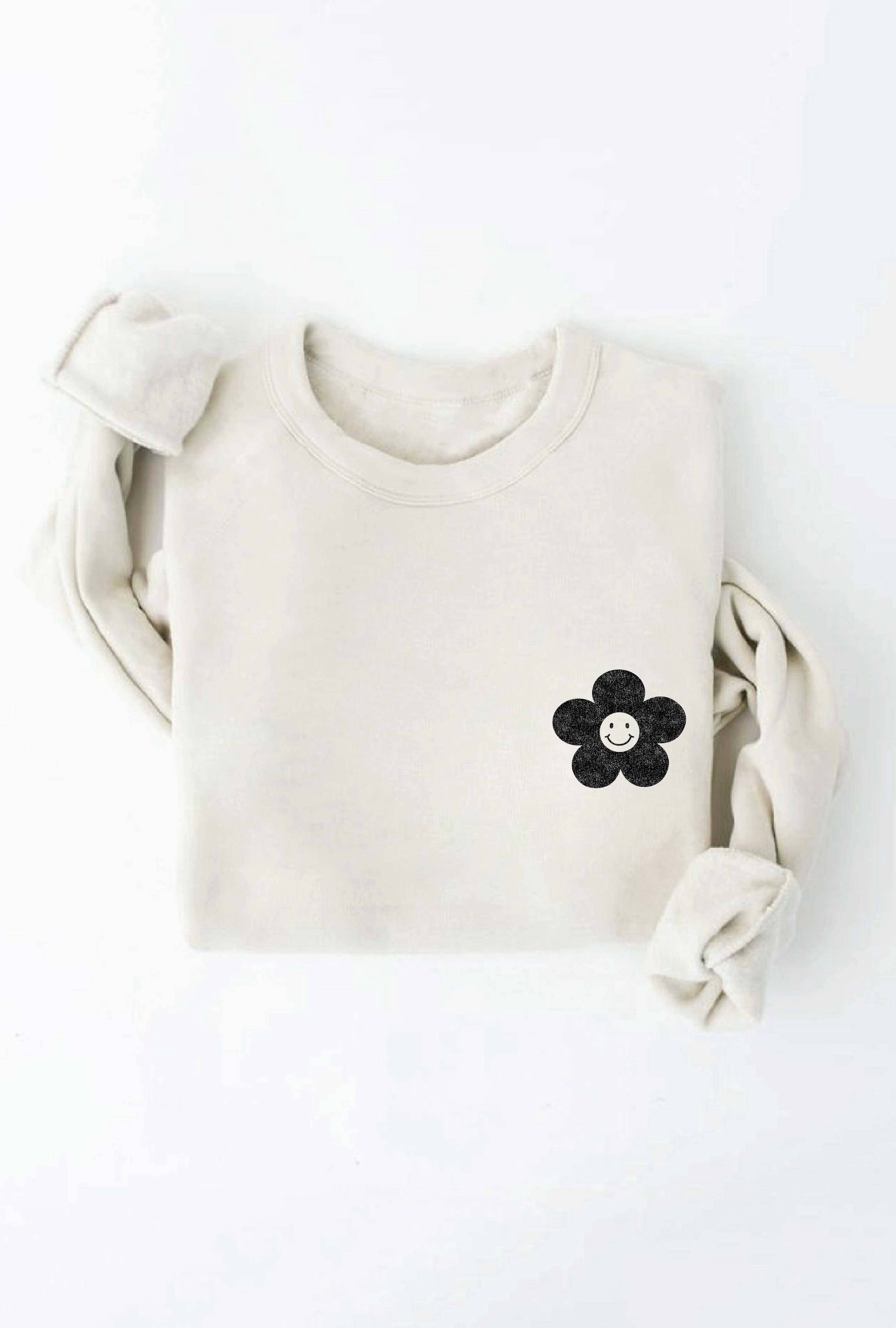 OAT COLLECTIVE - Wholesale Graphic Sweatshirt - Women's - GOOD VIBES FRONT AND BACK PRINT Sweatshirt4