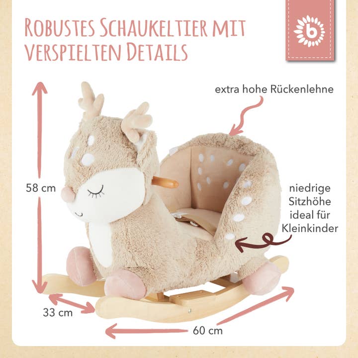 Bieco Spielwaren - Wholesale Rocking Horse - Kids - Rocking Animal Baby Deer Ella6
