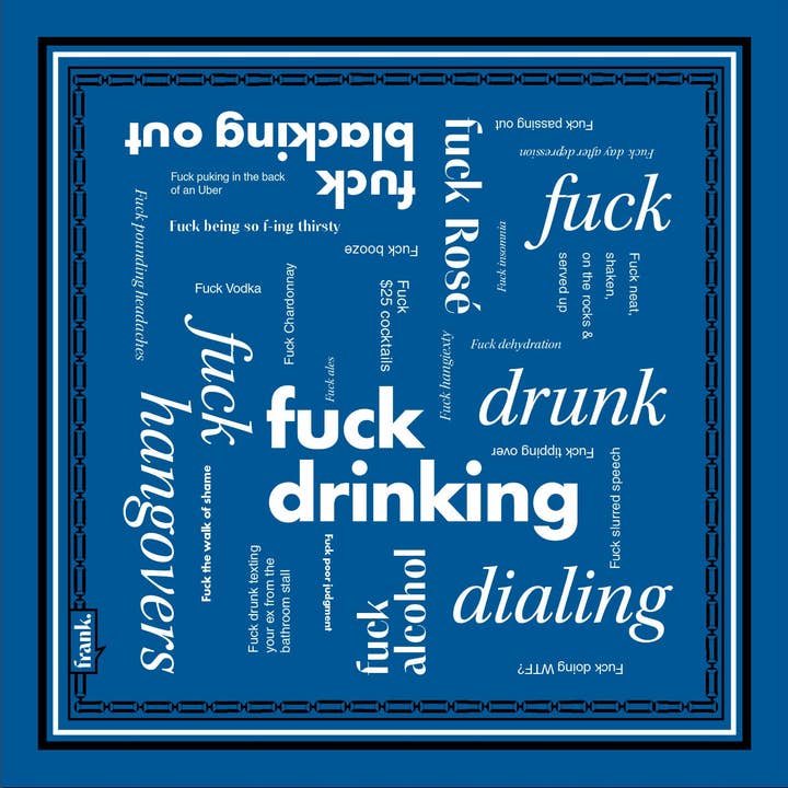 Fuck Drinking Bandana for wholesale by frank.