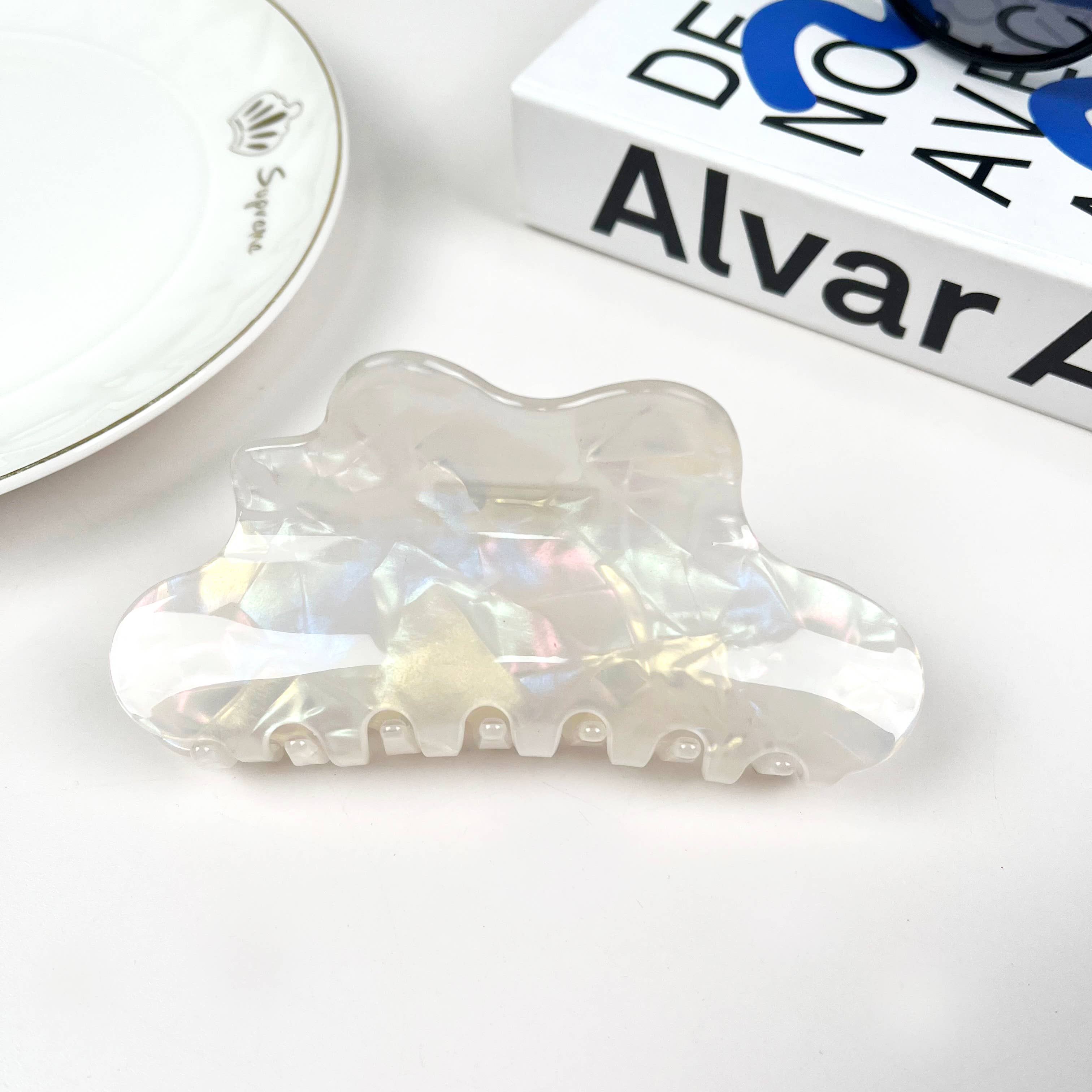 SoapElenGlen - Vendita all'ingrosso Fermaglio per capelli - Donna - Fermaglio per capelli a forma di nuvola sfumata, alla moda6