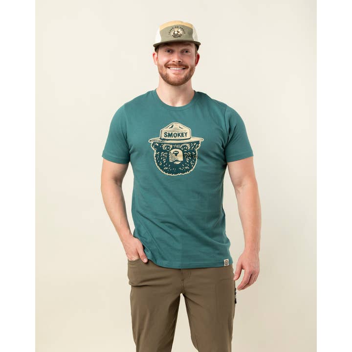 The Landmark Project - Wholesale Screen Printed T-Shirt - Unisex - Smokey Bear Logo Unisex Short Sleeve Tee4