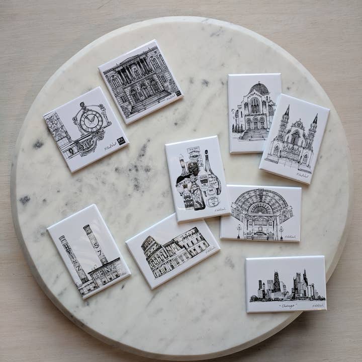 KLoRebel Art Co. - Wholesale Magnet - Heinz Smoke Stacks - Magnet1